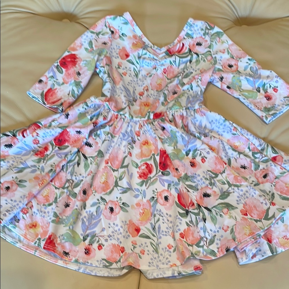 Dot Dot Smile Floral Kids Dress